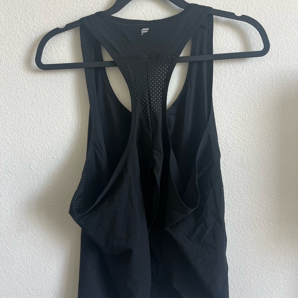 Fabletics Black Racerback Tank Top - Picture 5 of 6